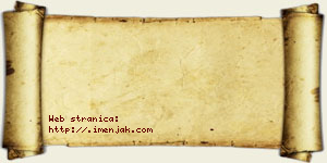 Anja Bizumić vizit kartica